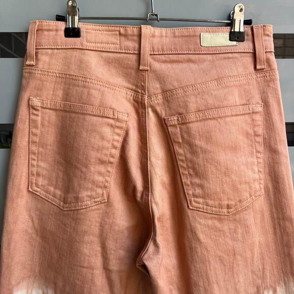 AG Adriano Goldschmied Tie Dye Straight High Rise Vintage Jeans Size 29 - Picture 5 of 9